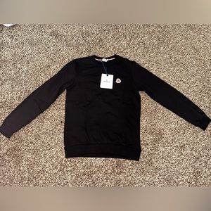 Moncler Logo Patch Sweatshirt Black Large